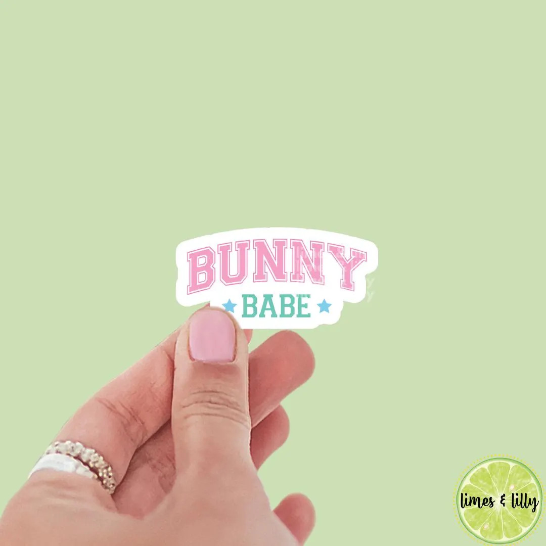 Easter Bunny Babe Vinyl Sticker | Trendy Stickers | Cute Stickers | Kindle Stickers | Water Bottl... | Etsy (US)
