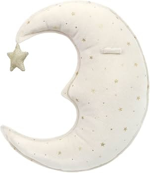 MON AMI Crescent Moon Shaped Pillow – 13”, Nursery Stuffed Throw Pillow, Decorative Cushion f... | Amazon (US)