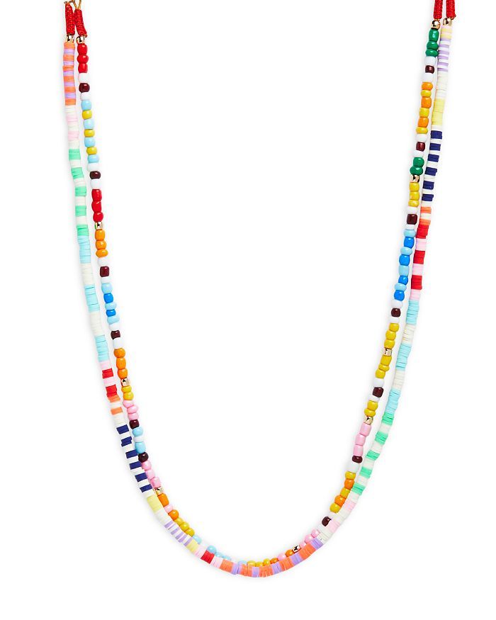 Multicolor Bead Layered Strand Necklace in 14K Gold Plated, 19" - 100% Exclusive | Bloomingdale's (US)