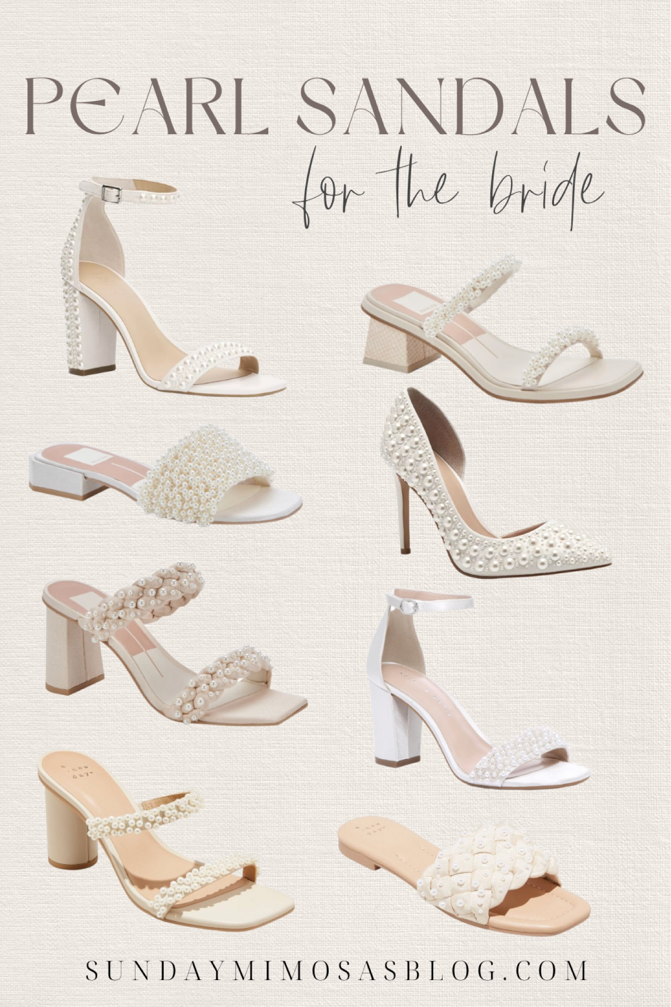 White pearl 2024 wedding shoes