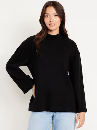 Cozy Mock-Neck Tunic Sweater | Old Navy (US)
