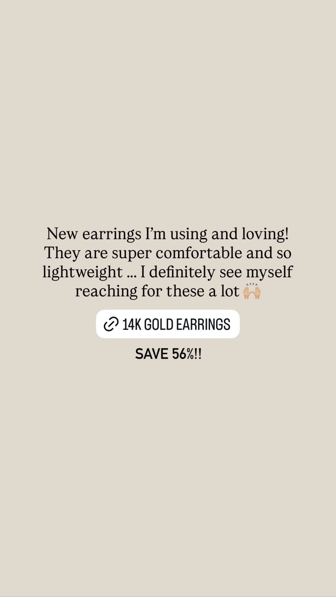 New earrings I'm using and loving!
They are super comfortable and so lightweight ... I definitely see myself reaching for these a lot🙌🏼

#LTKootd #LTKgrwm #LTKSeasonal