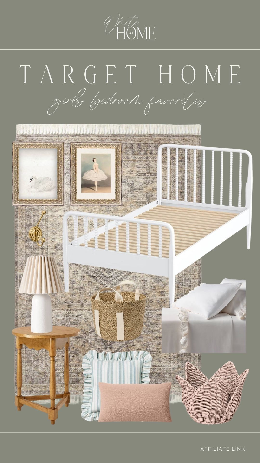 A little girls dream! All of these Target styles are affordable and perfect for creating a space that is feminine and girly. The cutest textiles, framed art, and decorative baskets for storage. 

#LTKHome #LTKBaby