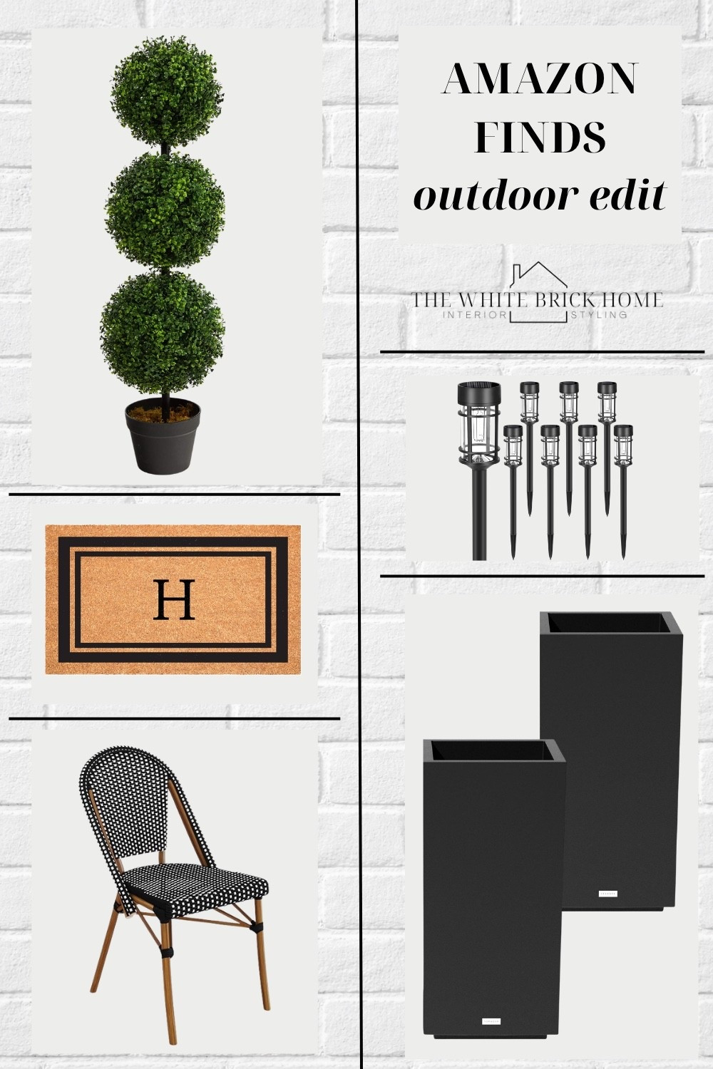 Beautiful modern traditional finds from Amazon that are affordable and chic! 
🖤🖤
Amazon, Amazon home, Amazon home decor, planters, front porch decor, front porch finds, door mat, outdoor furniture, solar pathway light, outdoor lighting, outdoor faux plant, faux plant for porch, outdoor living, outdoor furniture, front porch design, patio decor, patio living, porch furniture, Amazon

#LTKHome #LTKSeasonal #LTKSaleAlert