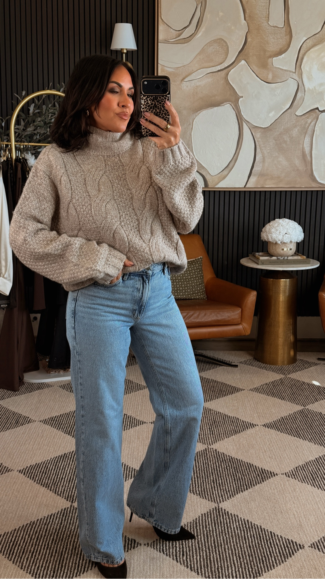 Dynamite’s Black Friday sale! 

30% off sitewide! 

In a small in sweater and 25 in jeans 

#LTKCyberWeek #LTKSaleAlert #LTKPetite