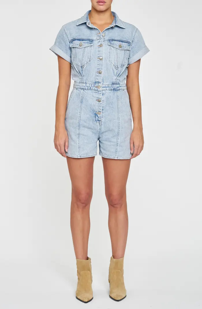 Topanga Denim Romper | Nordstrom