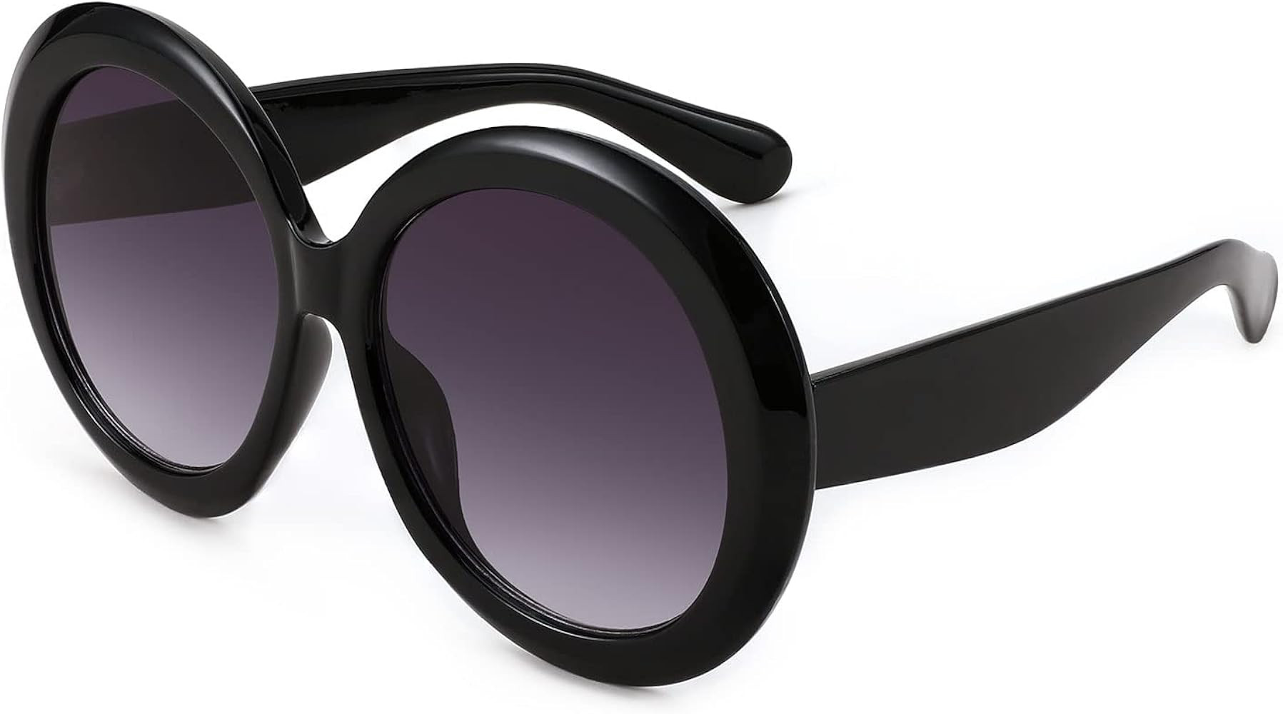 Karsaer Retro Oversized Round Sunglasses Women & Men, 70s 80s Fashion Trendy Big Shades K7155 | Amazon (US)