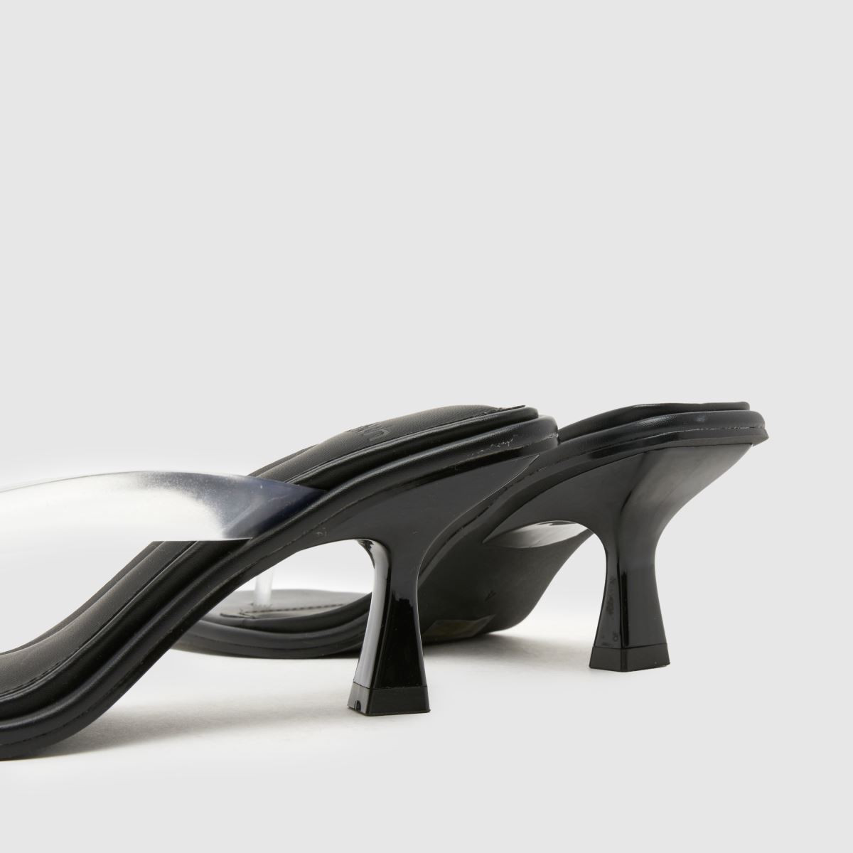 Womens Black schuh Salvia Toe Post High Heels | schuh | Schuh