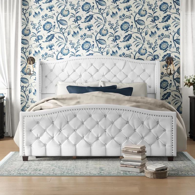 Marlon Tufted Upholstered Standard Bed | Wayfair North America