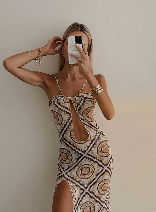 Jagger & Stone The Paris Maxi Dress Multi | Princess Polly US