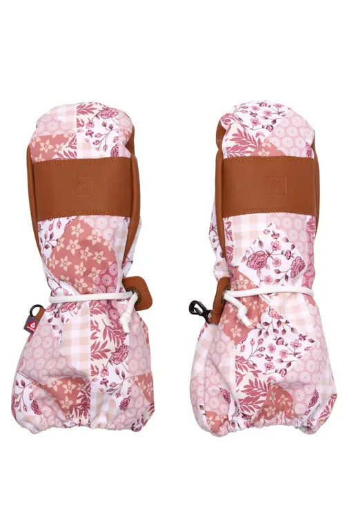 Northern Classics Girls Waterproof Ski Mitten in Patchwork at Nordstrom, Size Small | Nordstrom