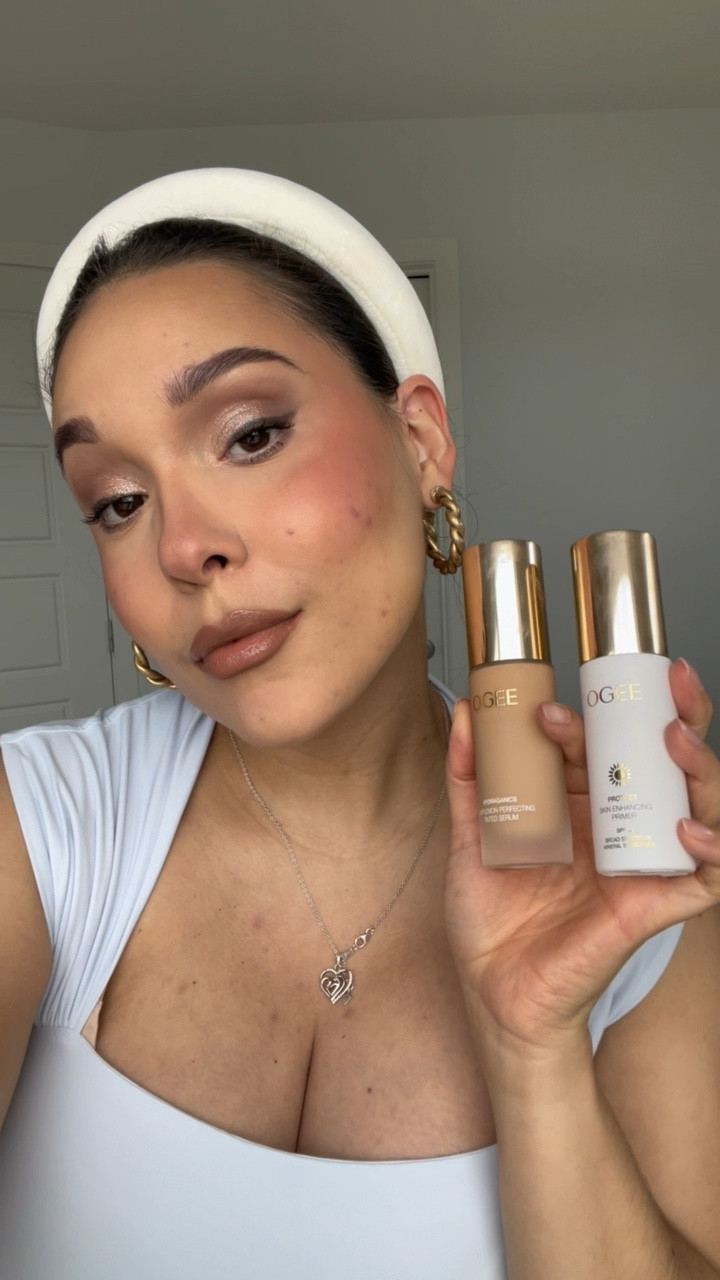 ✨🩵 Full Glam Pt. 1 🩵✨
•
•
🩵 Complexion Perfecting Tinted Serum in Linden 1.25N by @ogee #ogee 
🩵 Soft Pinch Liquid Contour in Solace by @rarebeauty @selenagomez #rarebeauty #liquidcontour #contour
🩵 Contour Stylus in Marble by @victoriabeckhambeauty #victoriabeckhambeauty #contourstick 
🩵 Color Fuse Longwear Hydrating Glassy Lip + Cheek Blush Balm Stick in Glassy Pomelo by @hauslabs @ladygaga #hauslabs #blushbalm #creamblush 
🩵 Vanish Airbrush Concealer in Oat by @hourglasscosmetics #hourglasscosmetics #concealer #grwm #grwmmakeup #fullglam #glammakeup #fyp #fy 

#LTKsummer #LTKcanada #LTKbeauty