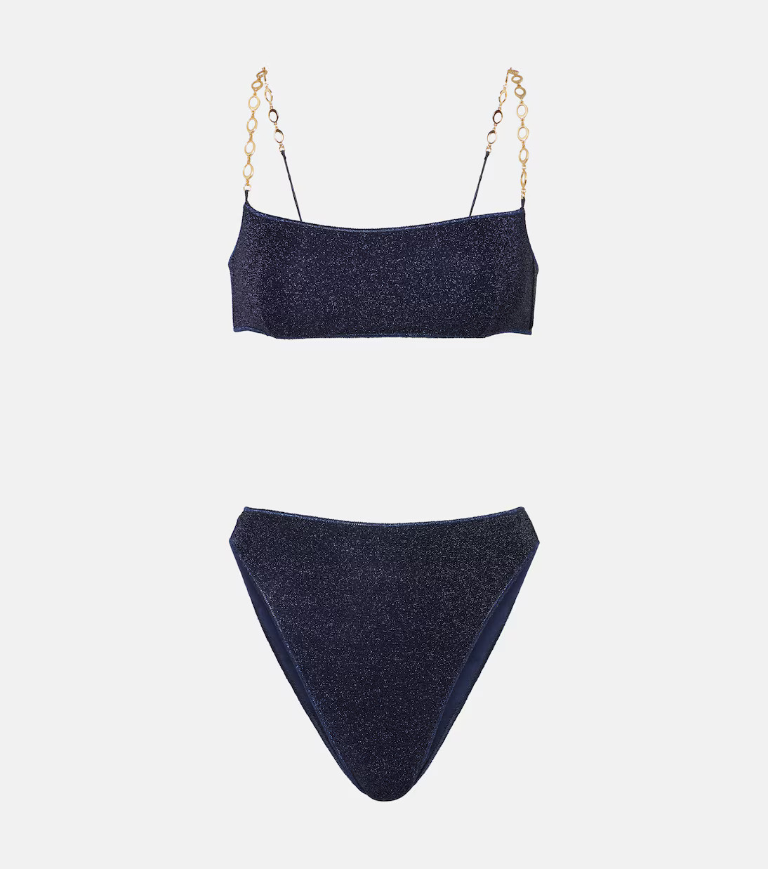 Lumière O-Chain lamé bikini | Mytheresa (INTL)