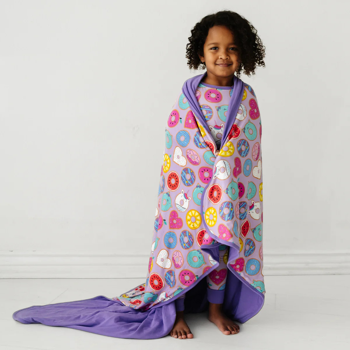 Lavender Donut Dreams Large Cloud Blanket® | Little Sleepies