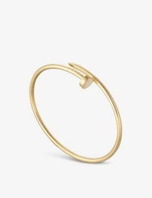 Juste un Clou Small Model 18ct yellow-gold bracelet | Selfridges