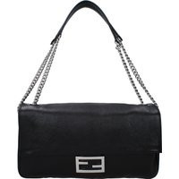 Bolsas fendi bolsos de hombro para mujeres de cuero negro | Balardi (US & Canada)