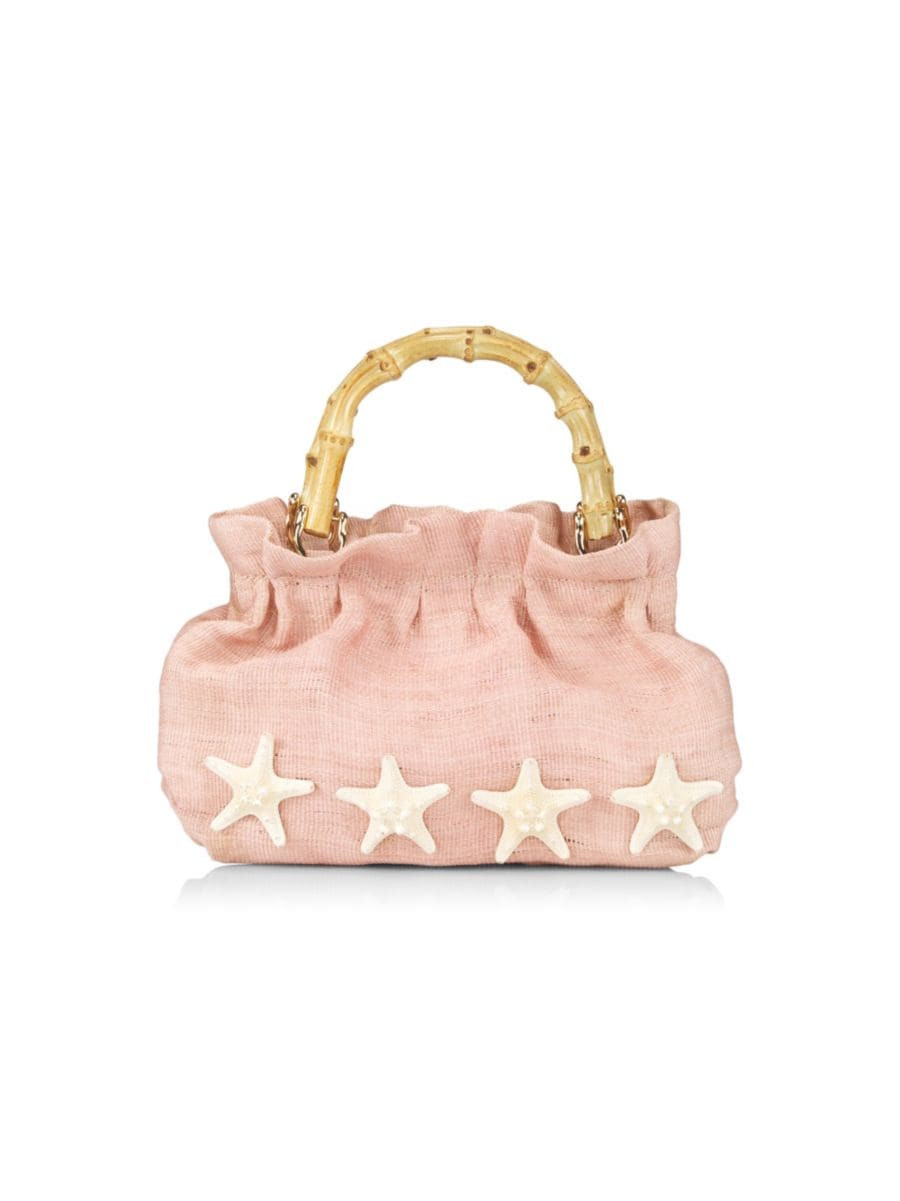 Peyton Bamboo-Handled Mini Pouch Bag | Saks Fifth Avenue