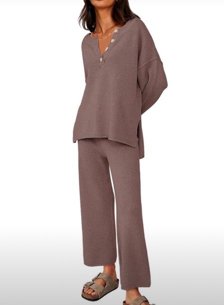 One of my favorite lounge sets from Amazon. You can wear as loungewear around the house or easily dress it up for a cute casual fit on the go. Size up one size! I have the medium in multiple colors. 

#LTKstyletip #LTKMostLoved #LTKtravel
