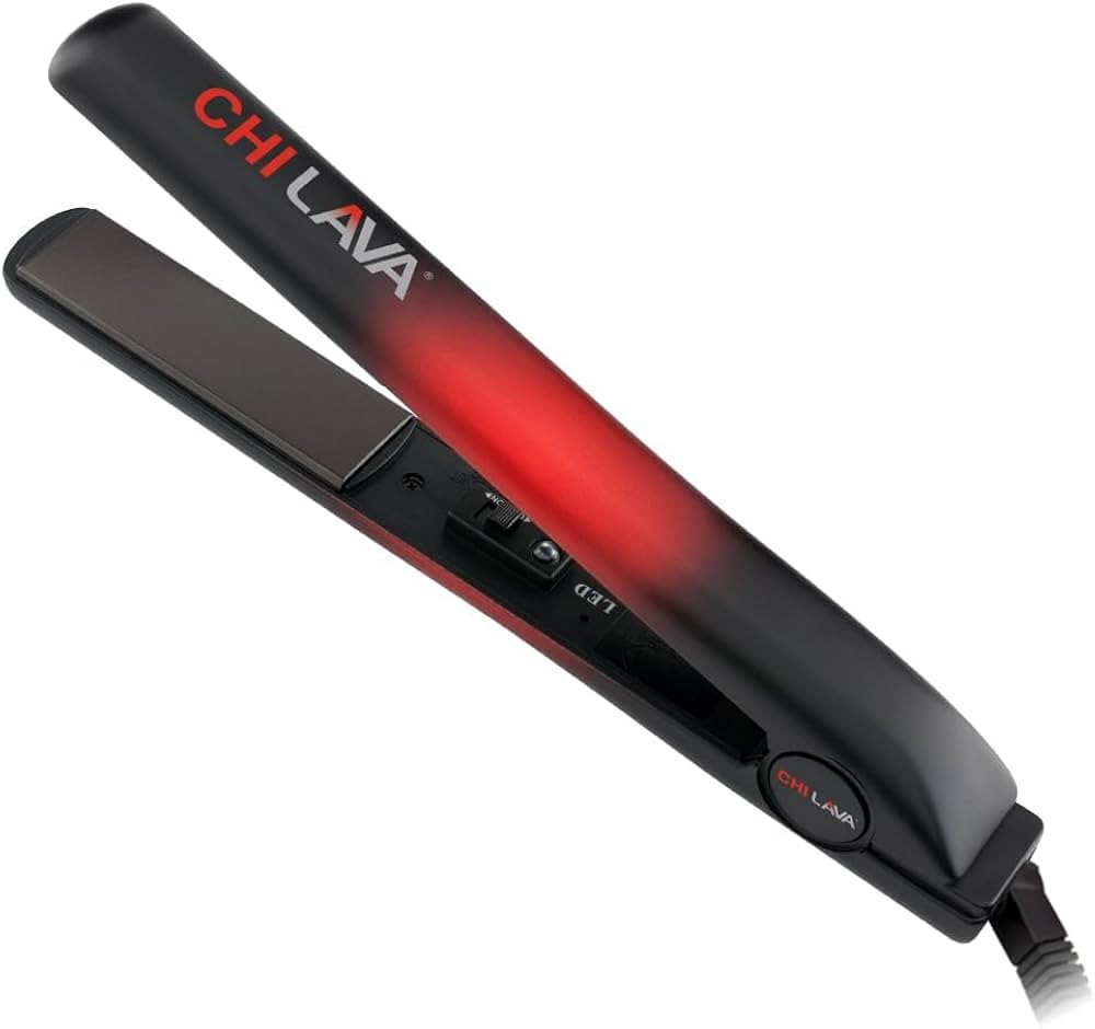 CHI Original Lava Ceramic Flat Iron, Hair Straightener For An Even & Smooth Finish, Lower Tempera... | Amazon (US)
