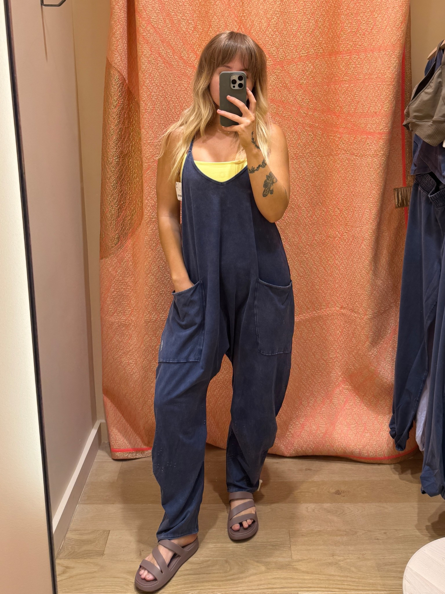 Free people onesie and yellow top combo 
Size small 

#fpmovement #loungewear #freepeople #overalls #oversizedoveralls #comfortableset 

#LTKActive #LTKTravel #LTKBump