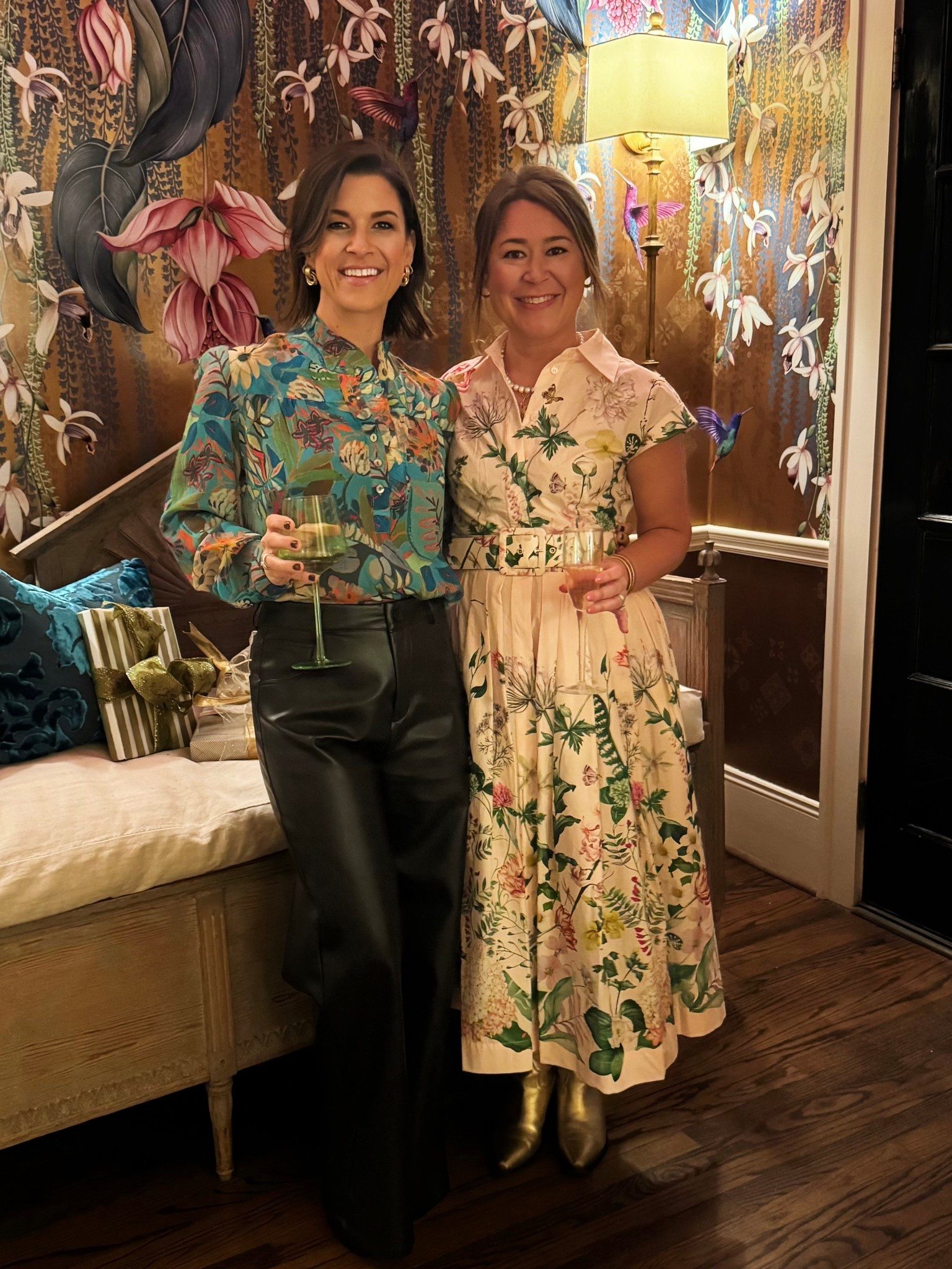 When it's cold but you're ready for spring! Add a colorful blouse! 

Birthday 
Girls night oversized leather pants

#LTKootd #LTKSaleAlert #LTKOver40