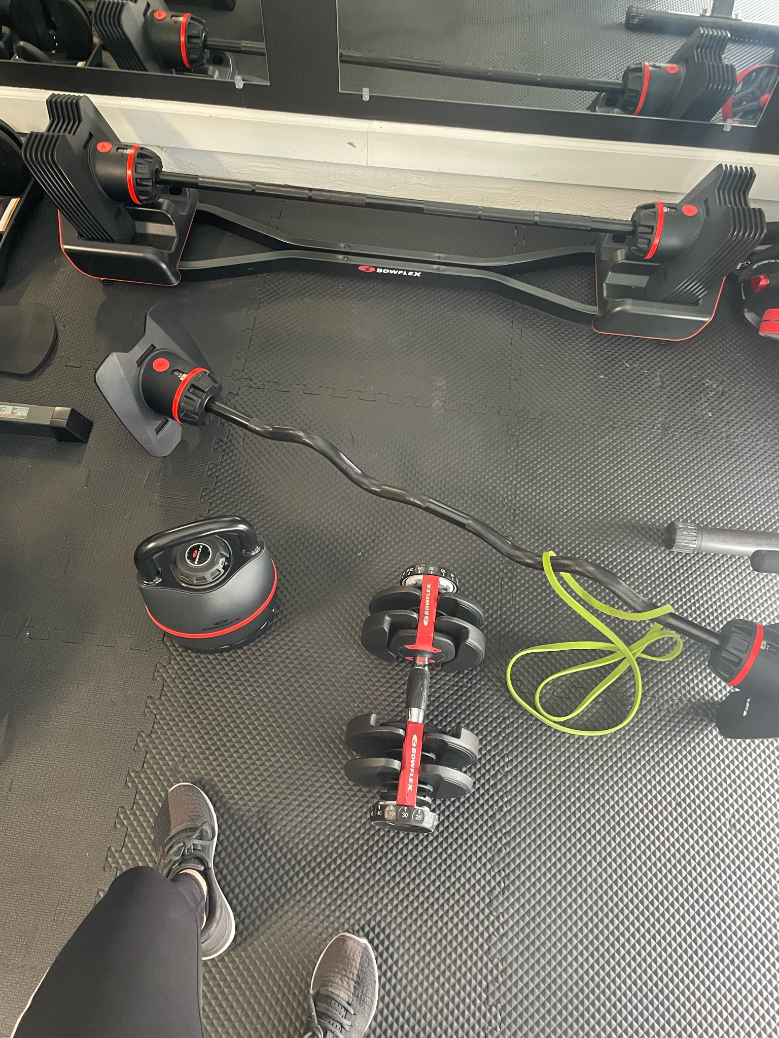 Home Gym. Fitness Equipment. Bowflex. Dumbbells. Adjustable weights.

#LTKfit #LTKhome #LTKFind