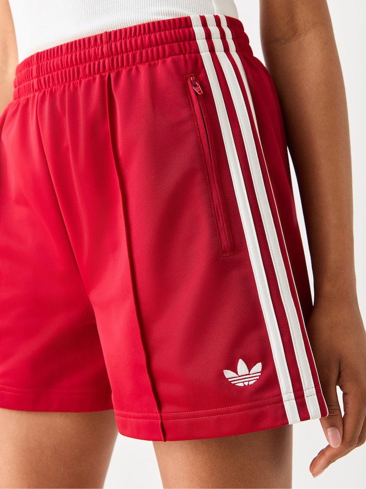 adidas Originals Red/White Firebird Shorts | Next US