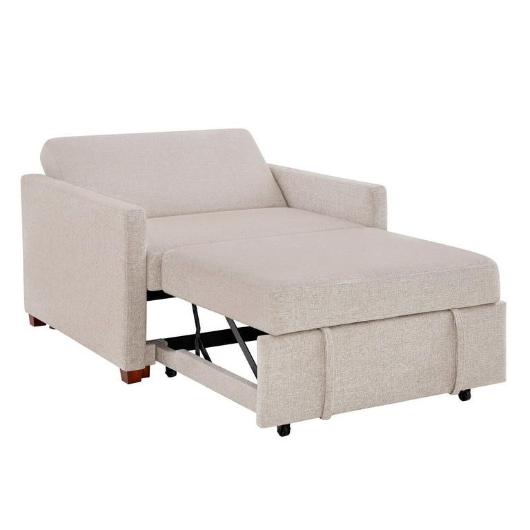 Better Homes & Gardens Nolan Pull Out Sleeper Accent Chair, Wheat | Walmart (US)