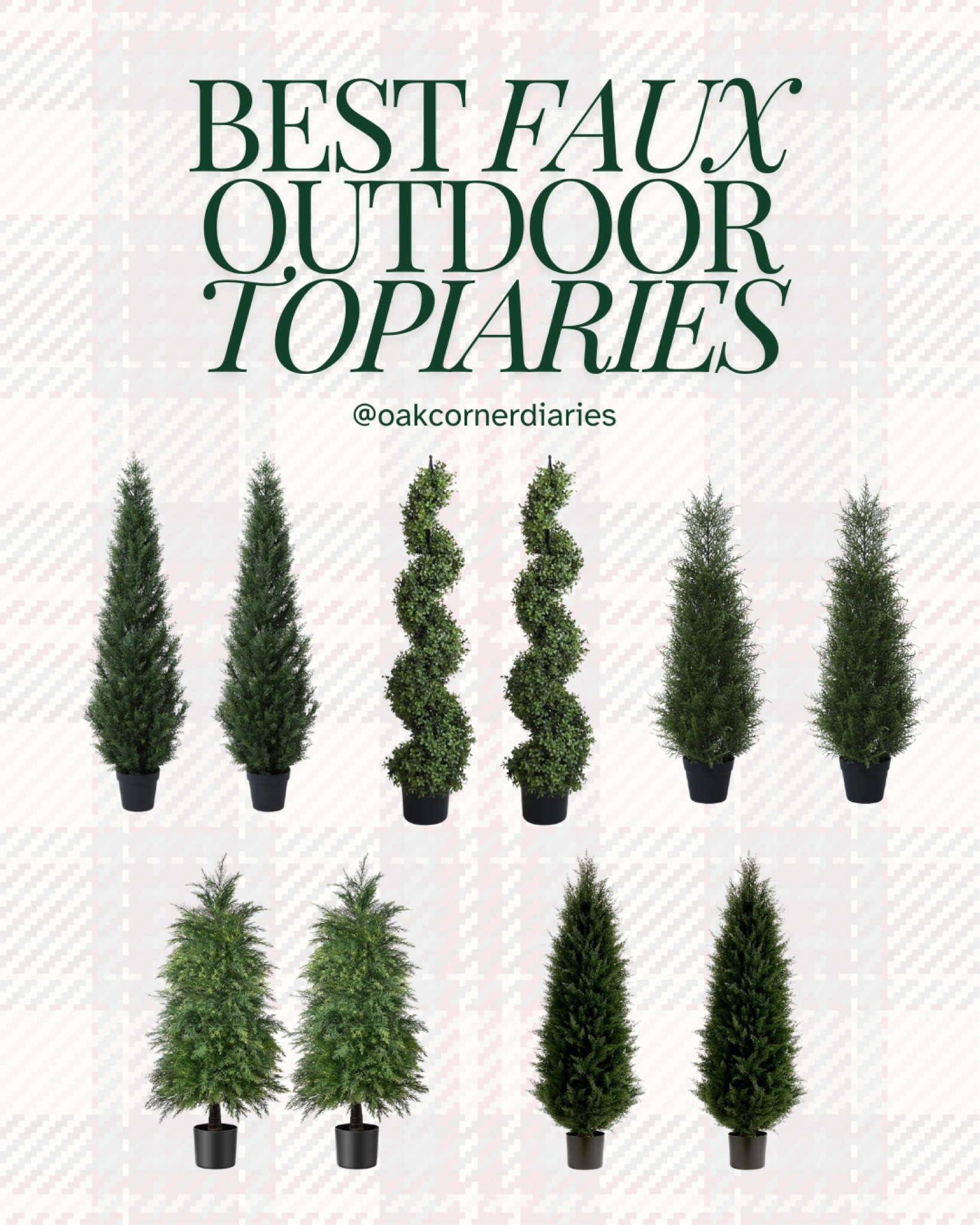 Transform your outdoor space with these amazing faux topiaries that look so real, no one will know the difference! 🌿 Low maintenance, weather-resistant, and perfect for any season—shop my top picks on LTK now! #OutdoorDecor #FauxPlants #LTKhome

#LTKSeasonal #LTKHome #LTKSaleAlert