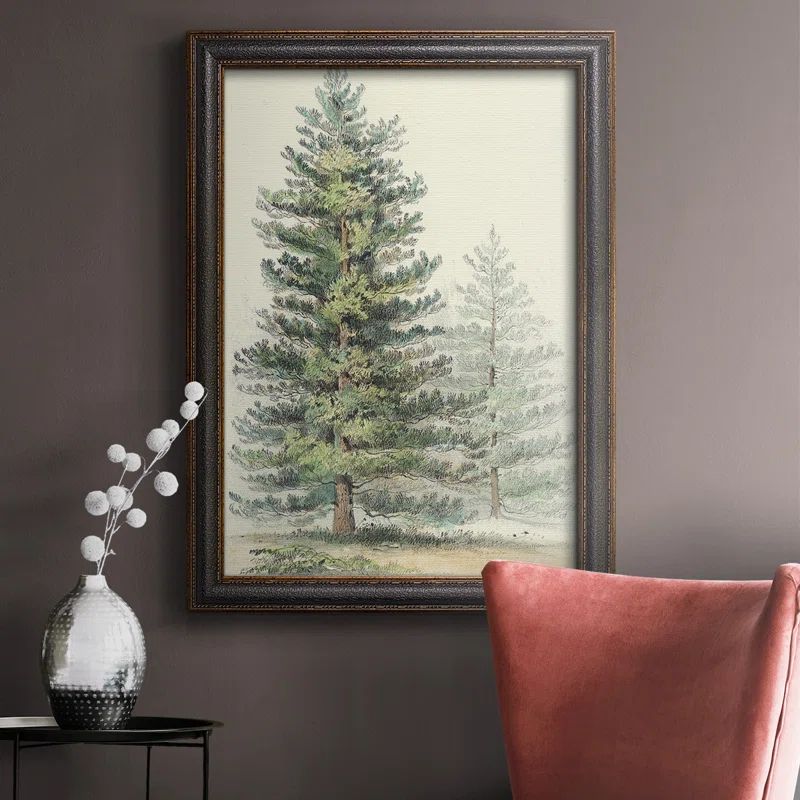 Majestic Pine I Framed On Canvas Print | Wayfair North America