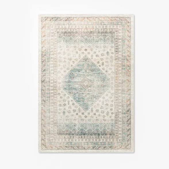 Woven Diamond Persian Rug Neutral - Threshold™ designed with Studio McGee | Target