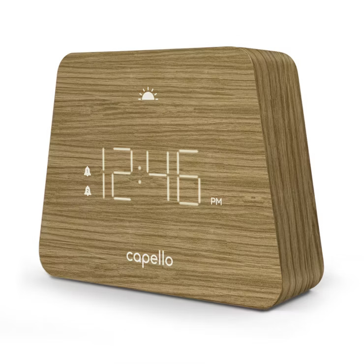 Digital Mantle Alarm Clock Lark Finish - Capello | Target