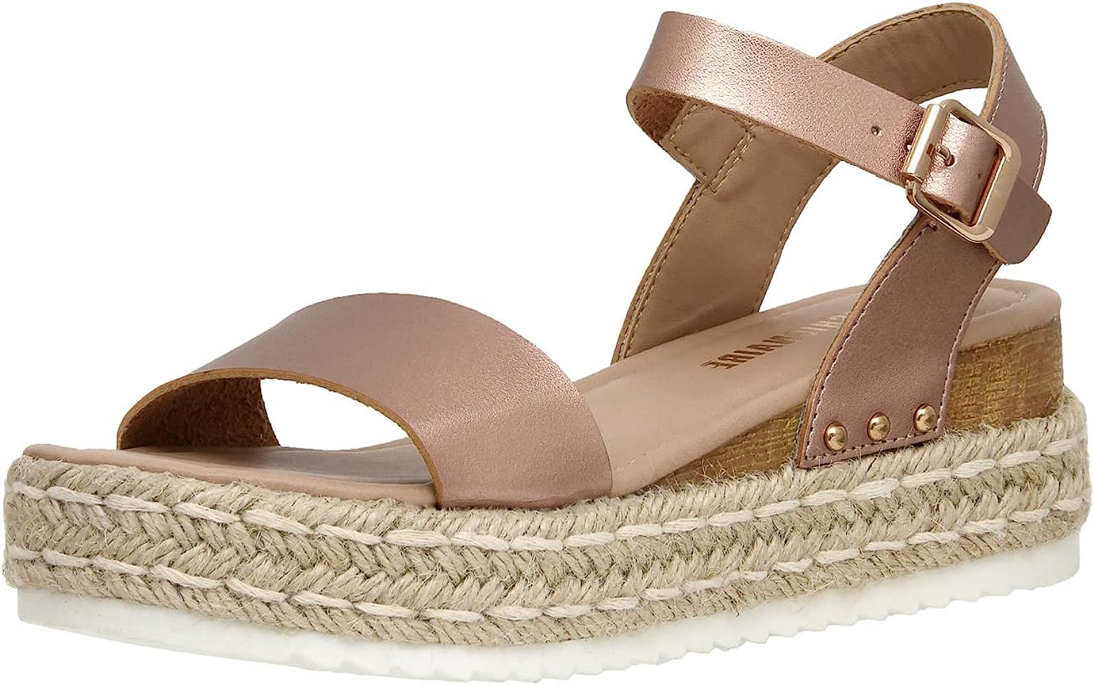 CUSHIONAIRE Women's Melissa Espadrille Wedge Sandal | Amazon (US)