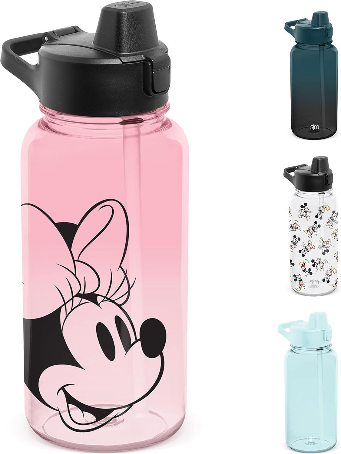 Simple Modern Disney 32oz Water Bottle with Silicone Straw Lid | Reusable BPA-Free Tritan Plastic... | Amazon (US)