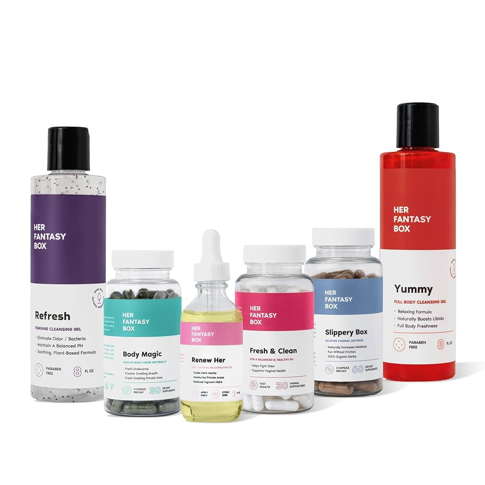 Her Fantasy Box | The Balance Bundle: Complete Feminine Hygiene Self-Care Products for Freshness ... | Amazon (US)