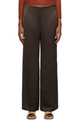 Brown Flare Lounge Pants | SSENSE
