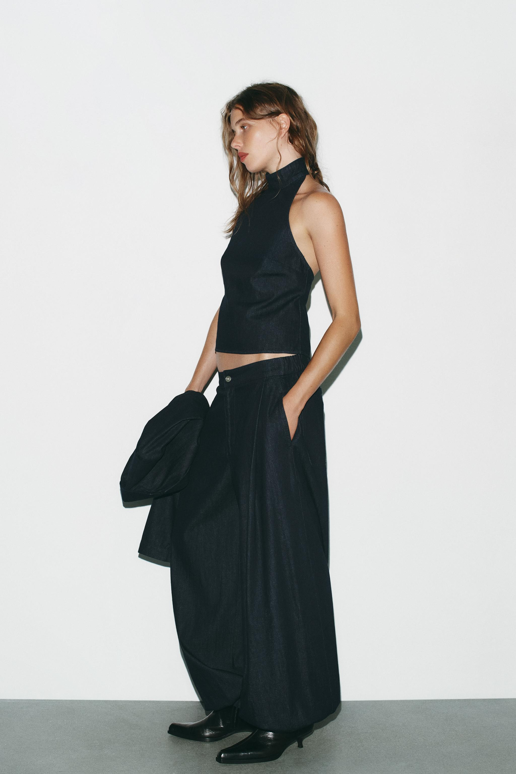 TRF DENIM BOMBAH PANTS | Zara US