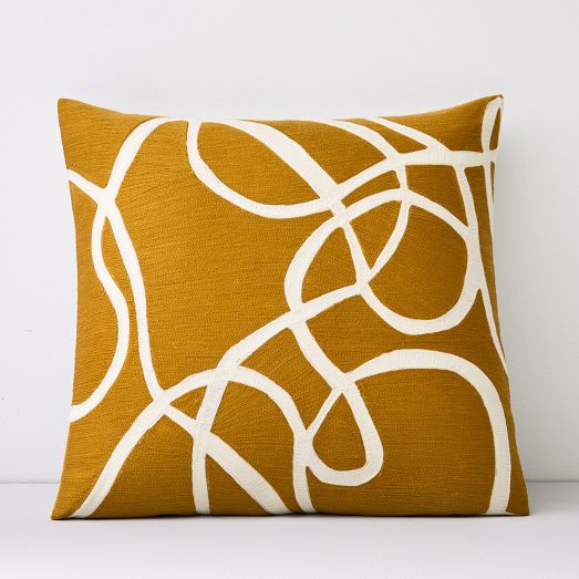 Crewel Rope Pillow Cover | West Elm (US)