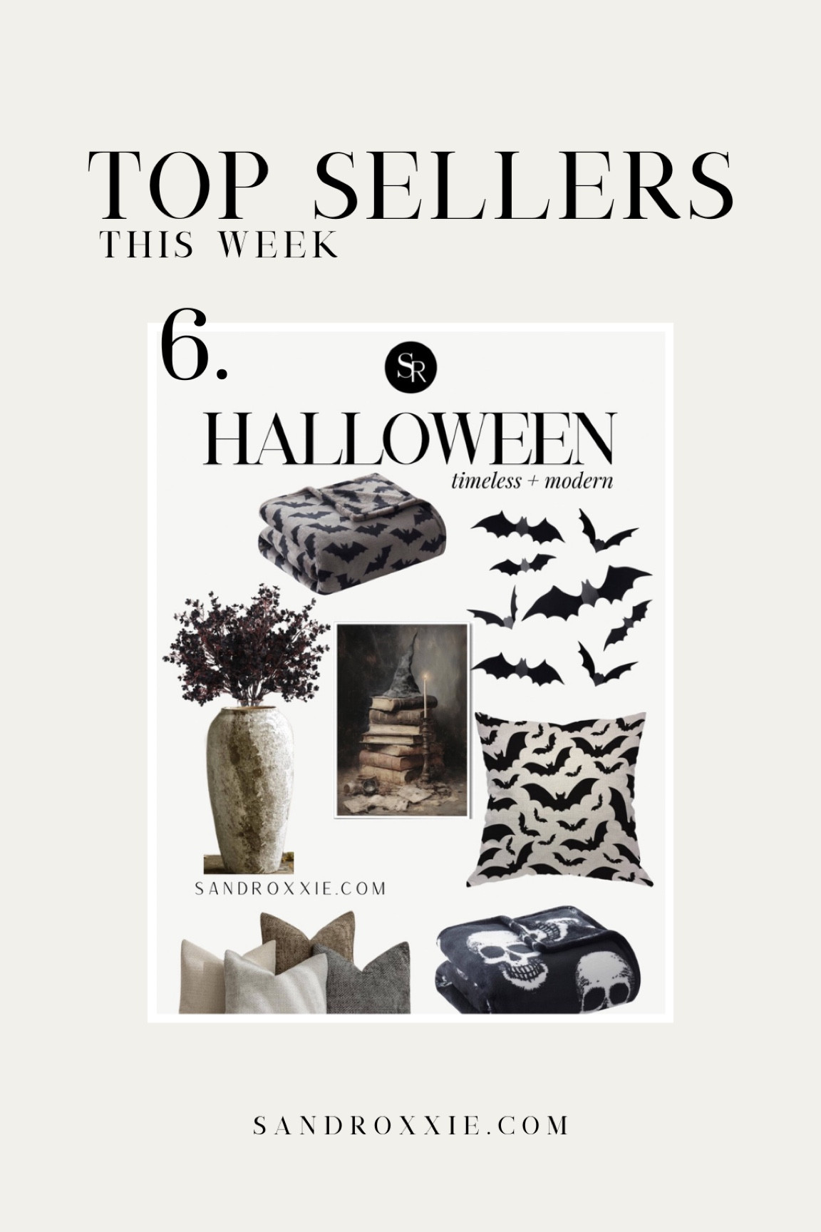 Top seller - modern & timeless Halloween finds. Bats, art, throw, pillows and stems 

(6 of 9)

+ linking similar items
& other items in the pic too

xo, Sandroxxie by Sandra | #sandroxxie 
www.sandroxxie.com

#LTKHome #LTKFallSale #LTKSeasonal