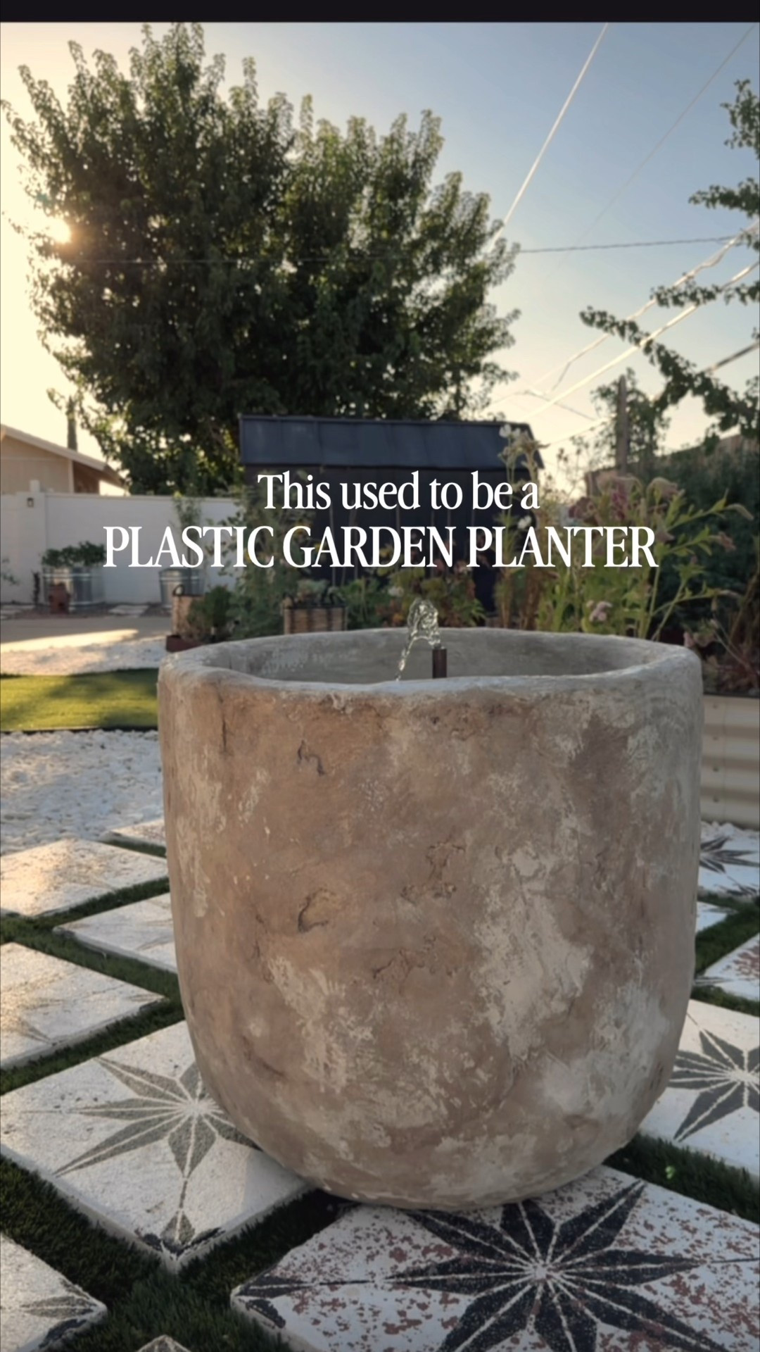DIY limestone fountain made from a garden planter for an old world European garden look. Outdoor fountain DIY using a concrete planter, faux limestone finish, budget friendly garden decor, modern cottage garden style, Mediterranean courtyard vibes, vintage European outdoor inspiration, small garden upgrades, backyard water feature, timeless outdoor decor ideas.

#diyfountain #gardendiy #outdoordecor #europeangarden #moderncottage

#LTKHome