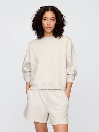 Relaxed Wedge Crewneck Sweatshirt | Gap Factory