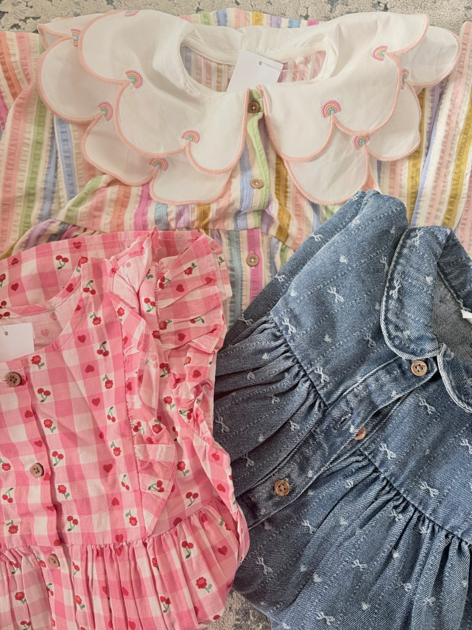 I can’t stop buying this brand from Nordstrom 
Ordered 5-6 in all dresses
Girls dresses
Nordstrom end of year sale
Kids clothing Nordstrom 
Spring dresses for girls
Toddler spring dress
Girls spring dress
Denim bow dress girls
Pink cherry dress girls
Rainbow striped dress girls
Girls denim dress
Girls long sleeve denim dress
Bow dress for girls 


#LTKKids #LTKSaleAlert #LTKootd