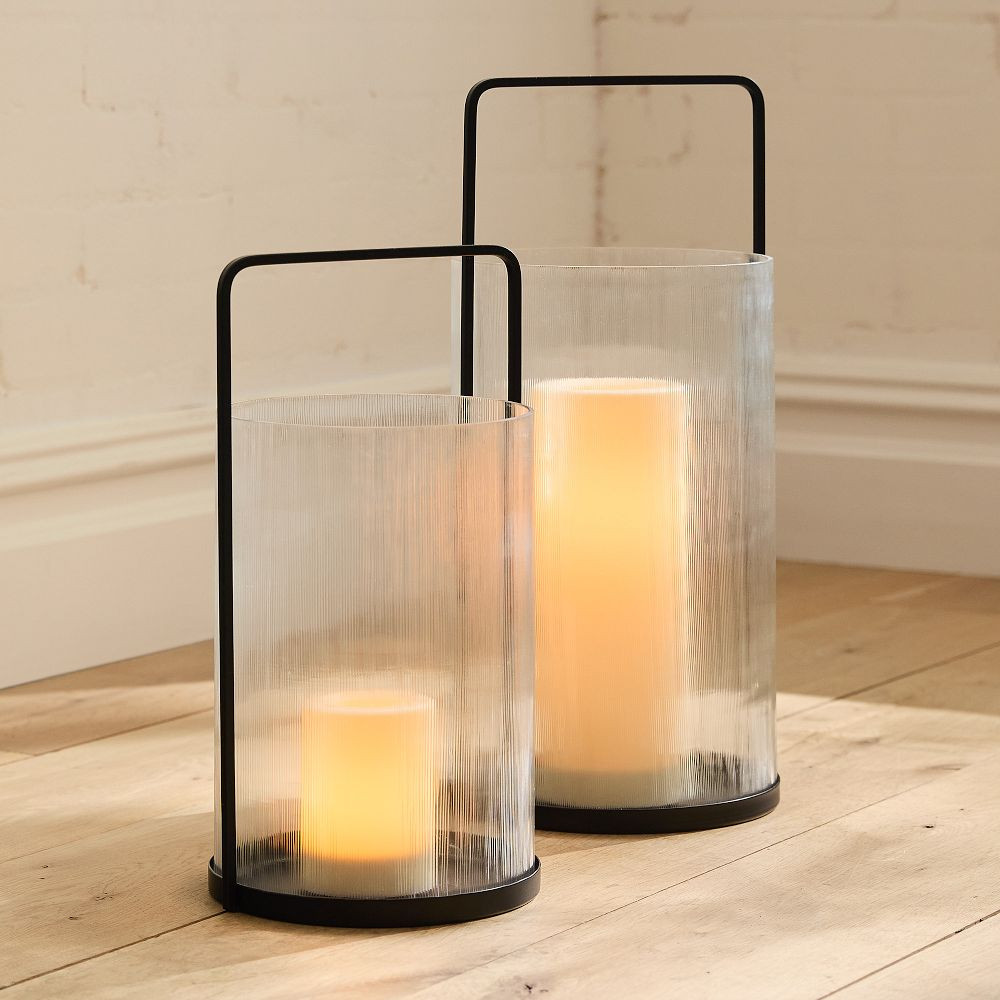 Thin Metal Lanterns | West Elm (US)