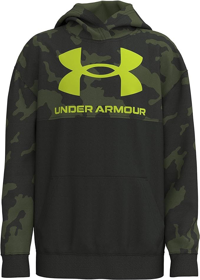 Under Armour Boys' Rival Logo Hoodie | Amazon (US)