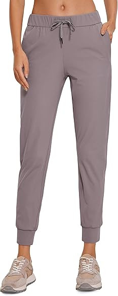 CRZ YOGA 4-Way Stretch Golf Joggers for Women, 27" Casual Travel Workout Pants, Lounge Athletic S... | Amazon (US)
