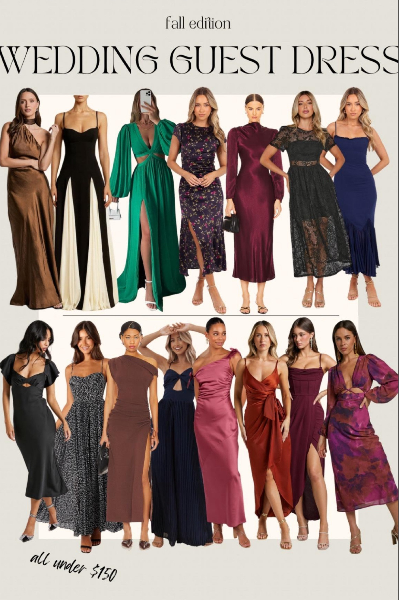 Fall guest dress, all under 100$!!! 

Love them! They give such elegant and classy looks! ✨

#LTKFindsUnder100 #LTKStyleTip #LTKSaleAlert