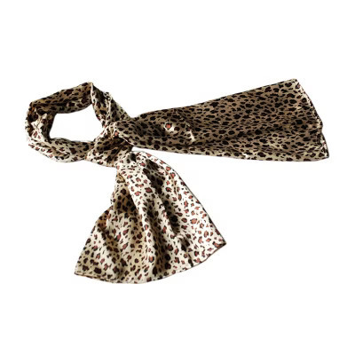 Slickblue Brown Leopard Pattern Silk Scarf – Soft, Lightweight & Stylish Fashion Statement for Women | Target