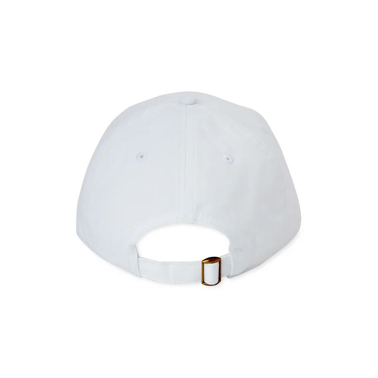 Time and Tru Women's White Non Washed Baseball Cap | Walmart (US)