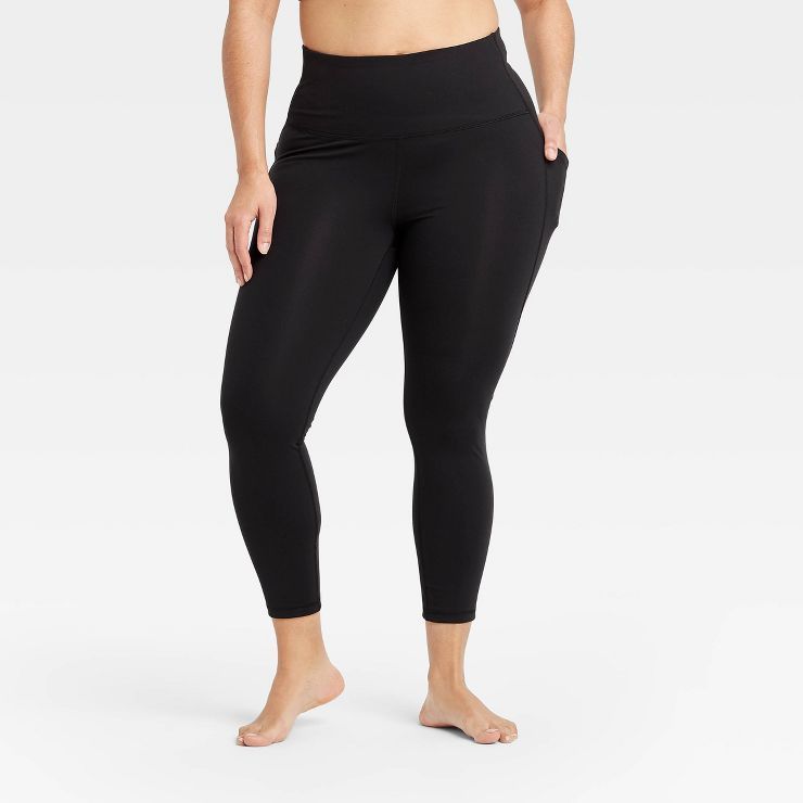 Women's Contour Curvy High-Rise Leggings with Power Waist 24" - All in Motion™ | Target
