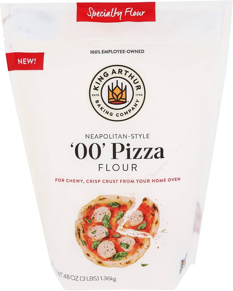 King Arthur 00 Pizza Flour, Non-GMO Project Verified, 100% American Grown Wheat, 3lb | Amazon (US)